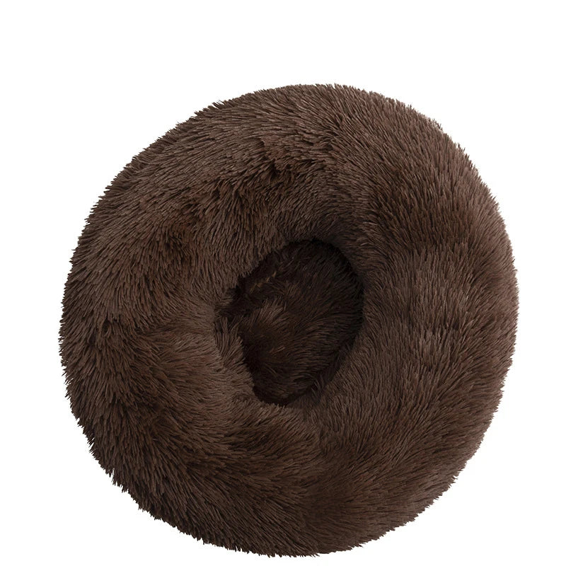 Haven Round Plush Pet Bed — Large