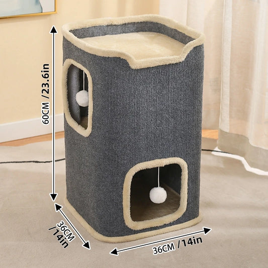 Loft Two-Tier Cat Cave