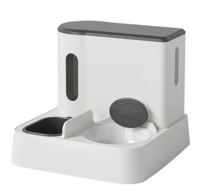 Dual-Bowl Automatic Feeder & Fountain