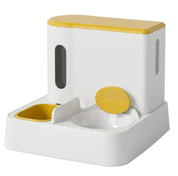 Dual-Bowl Automatic Feeder & Fountain