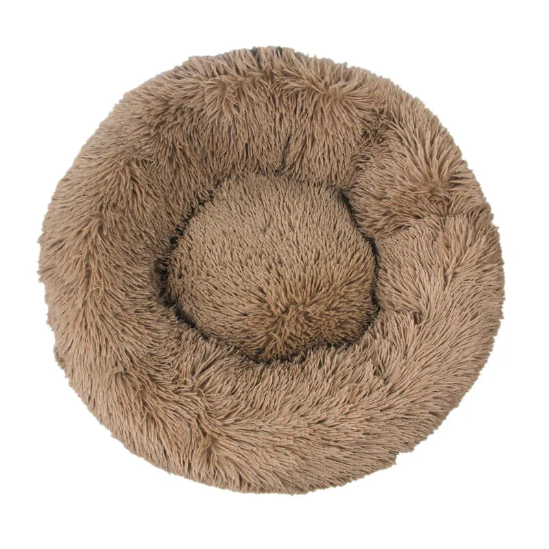 Haven Round Plush Pet Bed — Large