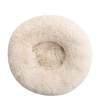 Haven Round Plush Pet Bed — Large
