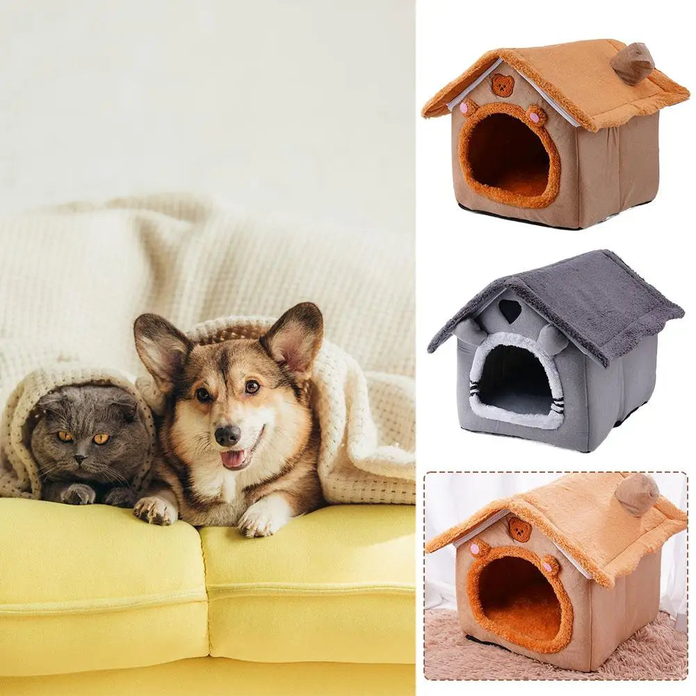 Alpine Plush Dog House Bed — Petite