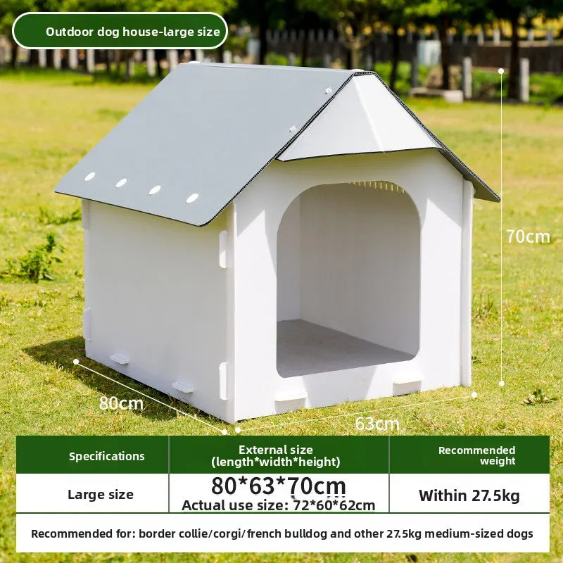 Courtyard Weatherproof Dog Kennel
