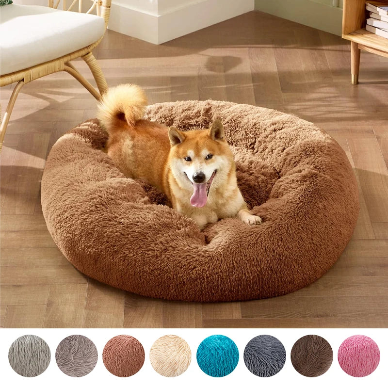 Haven Round Plush Pet Bed