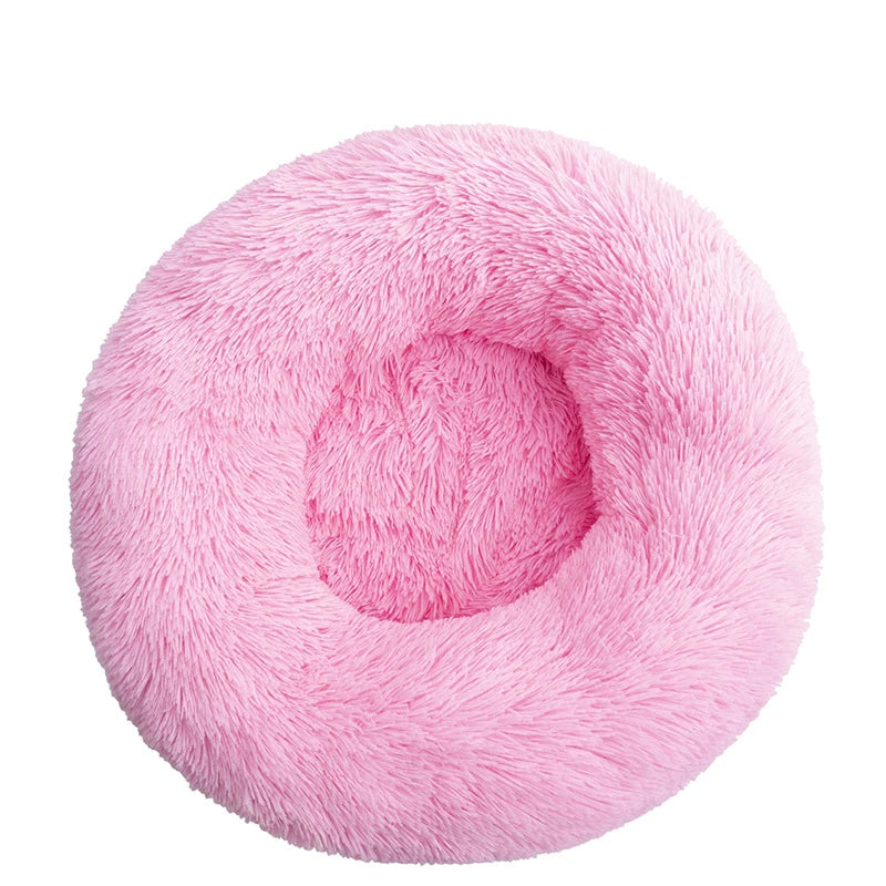 Haven Round Plush Pet Bed — Large