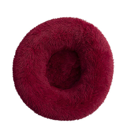 Haven Round Plush Pet Bed — Large