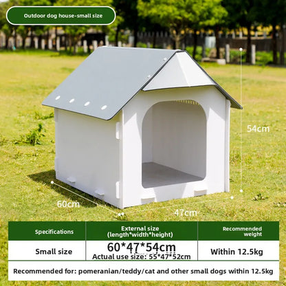 Courtyard Weatherproof Dog Kennel