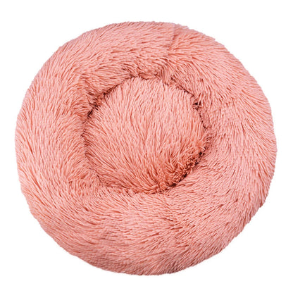 Haven Round Plush Pet Bed — Mid