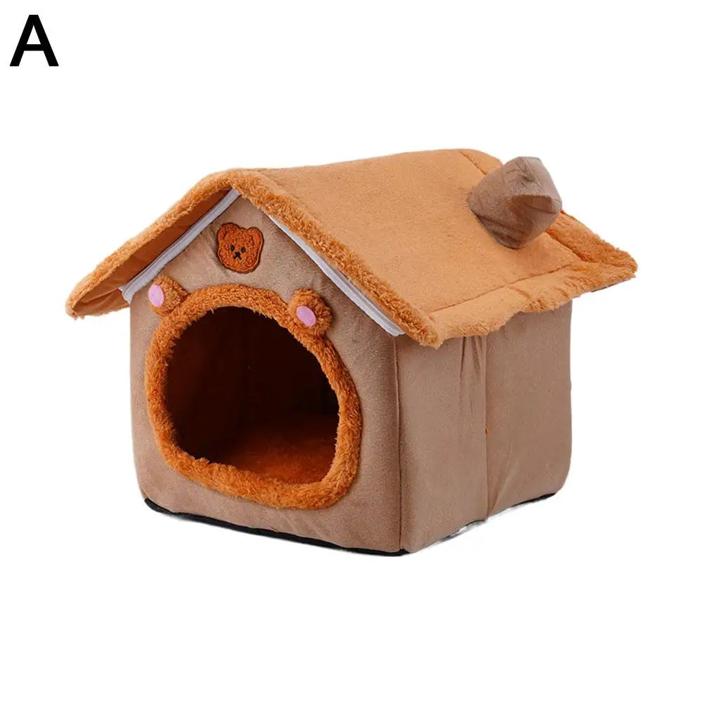Alpine Plush Dog House Bed — Petite