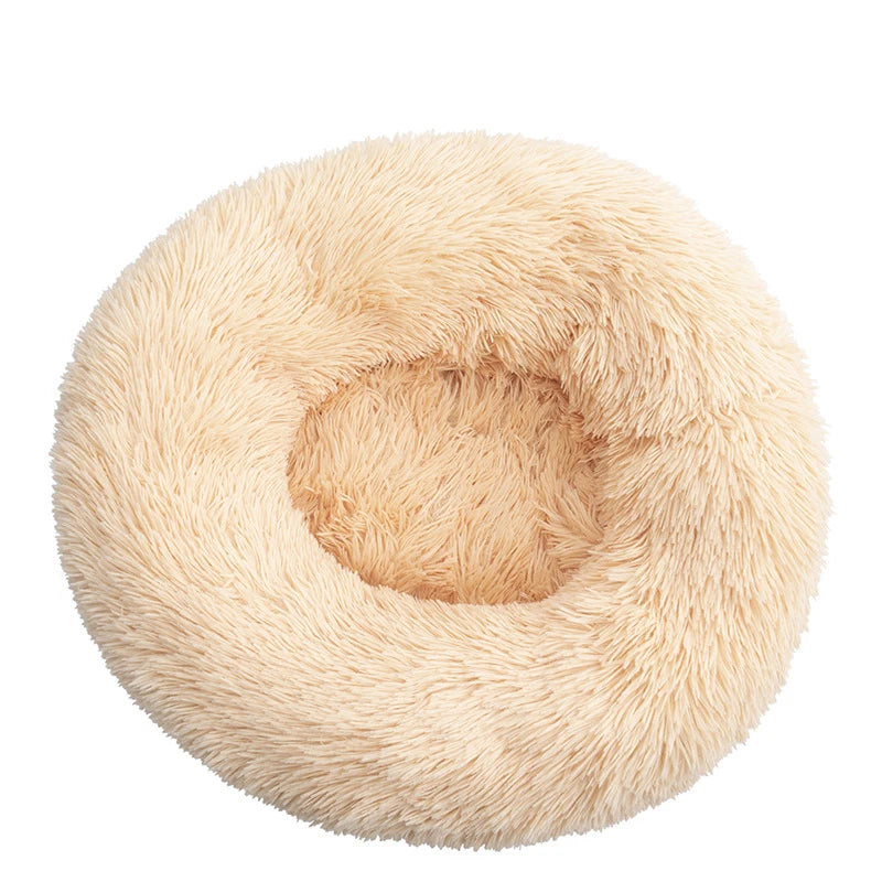 Haven Round Plush Pet Bed — Large