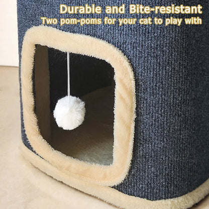 Loft Two-Tier Cat Cave