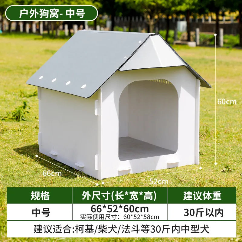 Courtyard Weatherproof Dog Kennel
