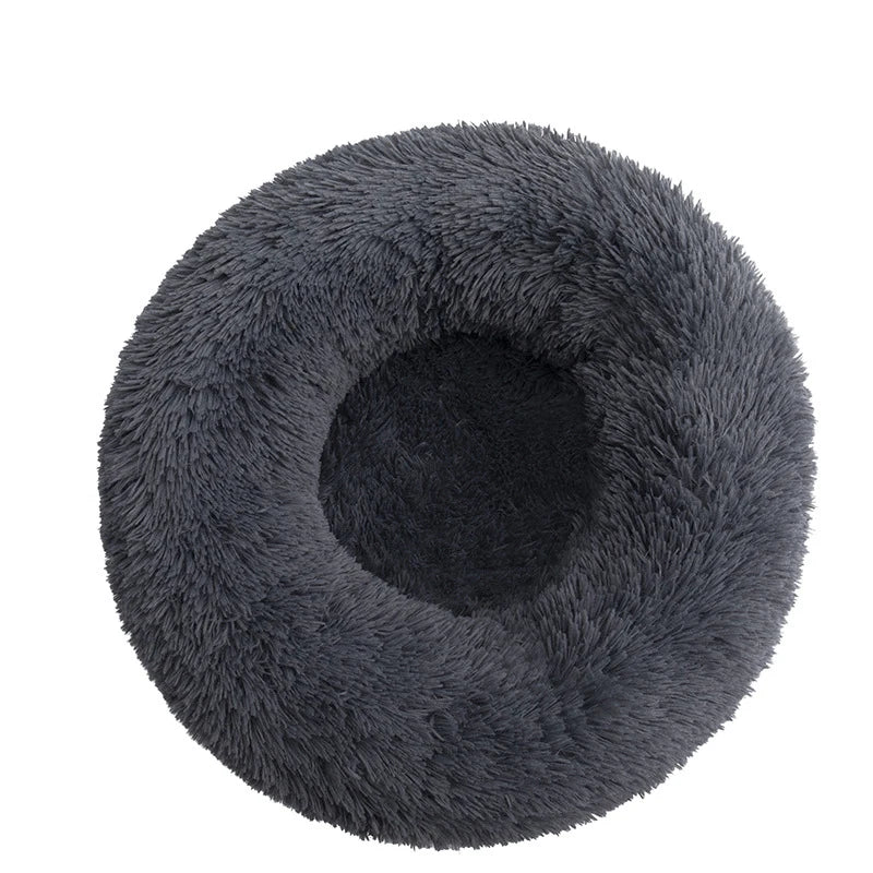 Haven Round Plush Pet Bed — Large