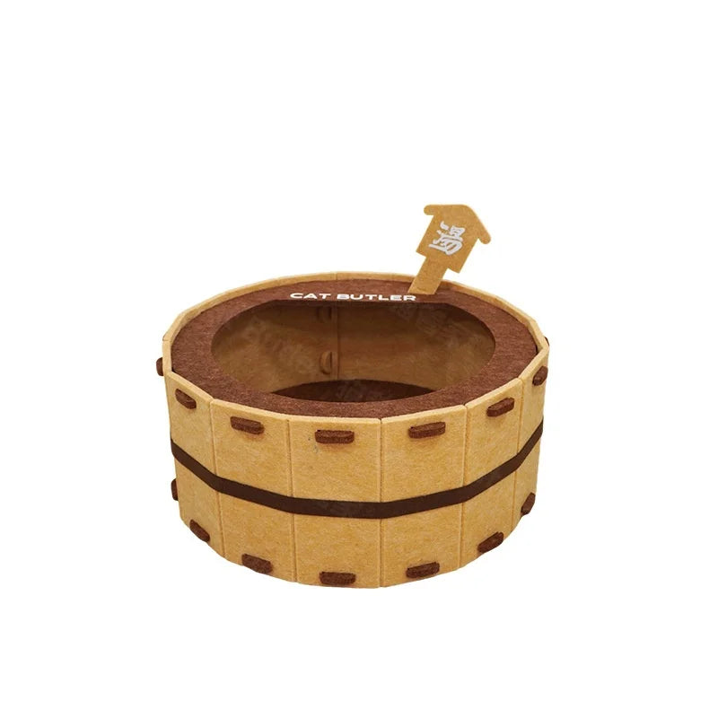 Bramble Felt Cat Basin Bed