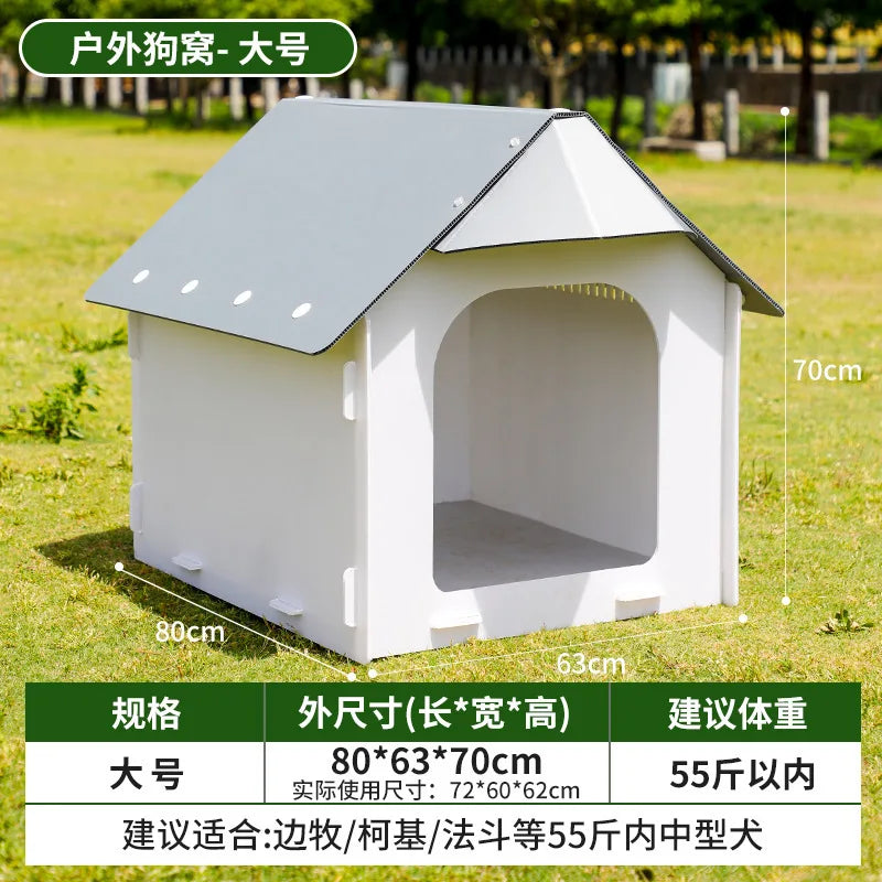 Courtyard Weatherproof Dog Kennel
