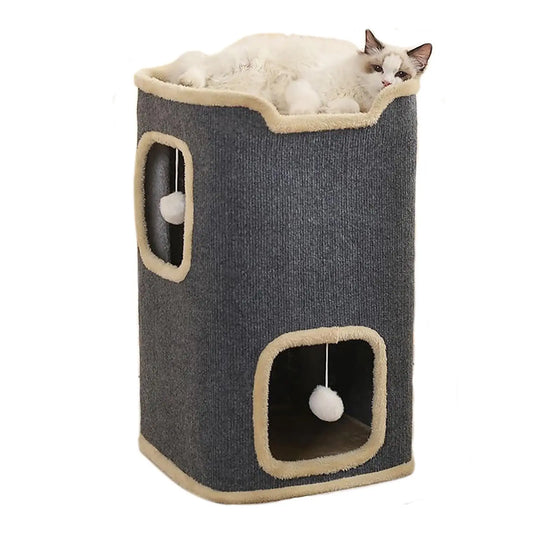 Loft Two-Tier Cat Cave
