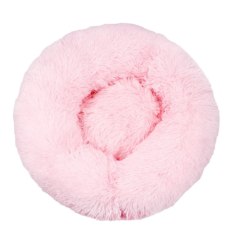 Haven Round Plush Pet Bed — Large