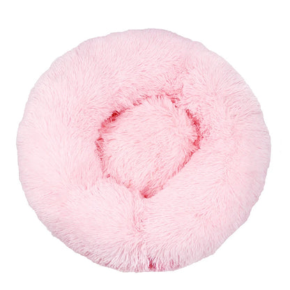 Haven Round Plush Pet Bed — Large