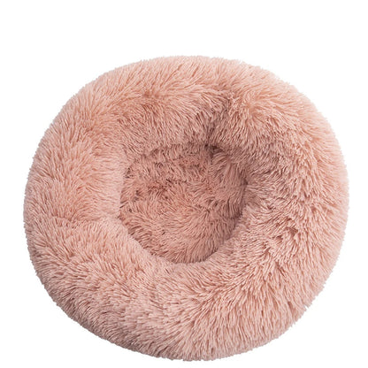 Haven Round Plush Pet Bed — Large