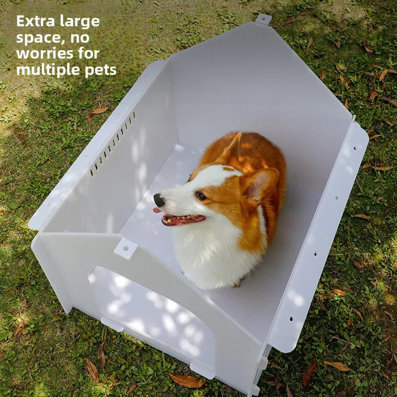 Courtyard Weatherproof Dog Kennel