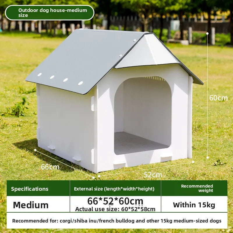 Courtyard Weatherproof Dog Kennel