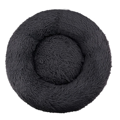 Haven Round Plush Pet Bed — Mid