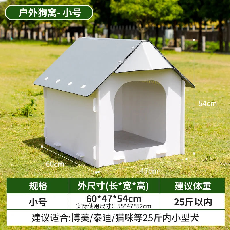 Courtyard Weatherproof Dog Kennel