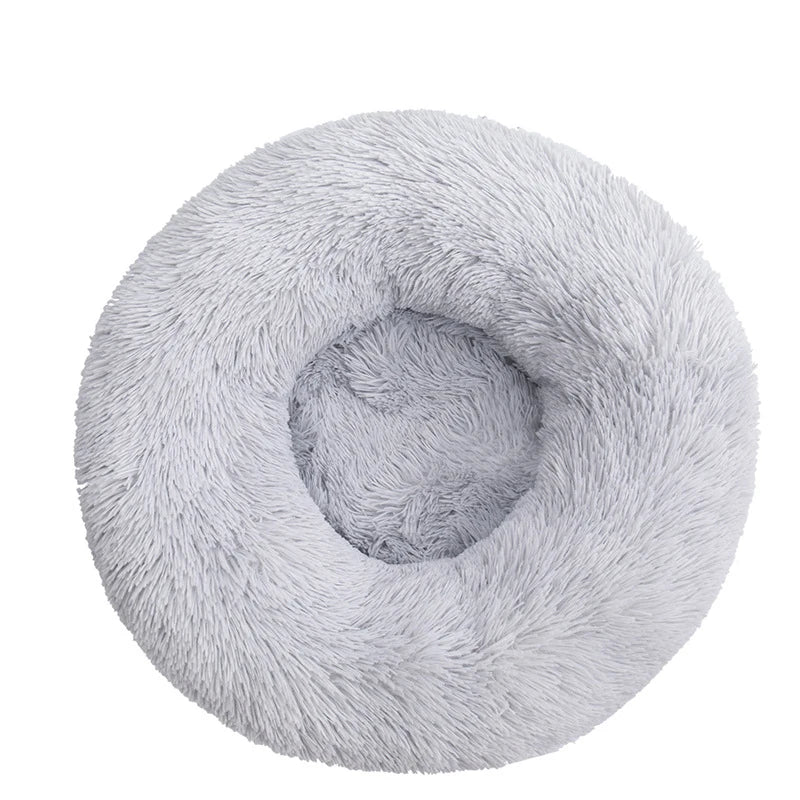 Haven Round Plush Pet Bed — Large