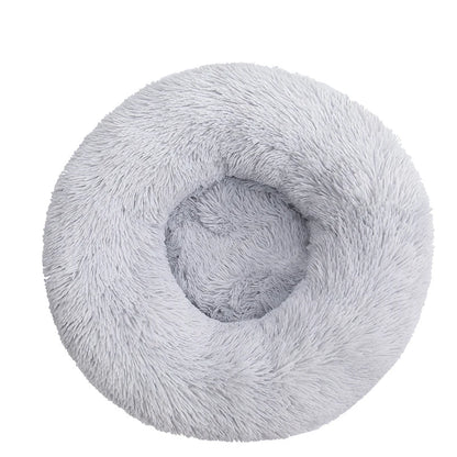 Haven Round Plush Pet Bed — Large