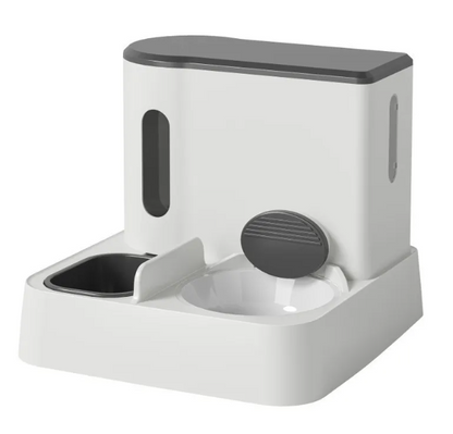 Dual-Bowl Automatic Feeder & Fountain