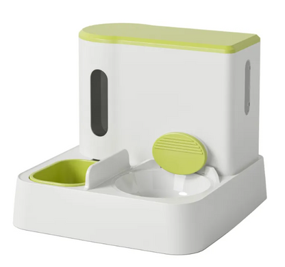 Dual-Bowl Automatic Feeder & Fountain